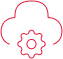 cloud with gear icon