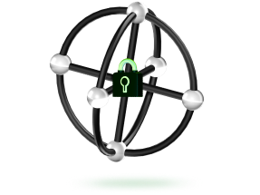 orb shaped network icon