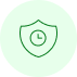 shield with timer icon