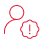 sensitive information exposure folder with hacker icon